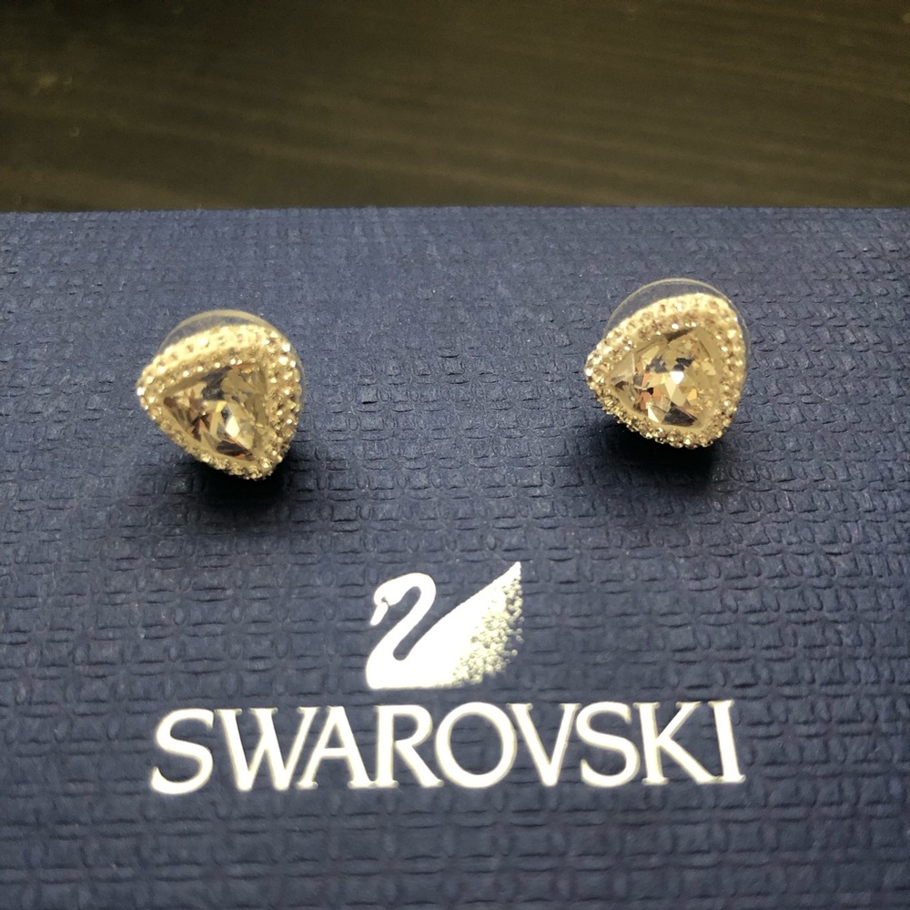 Swarovski crystal stud earrings